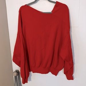 Fun off the shoulder free people sweater